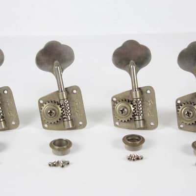 1977 Vintage Fender Precision/Jazz/Telecaster Bass Lefty TUNERS Left-Handed USA 1960s-1970s Nickel image 3