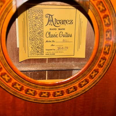 Alvarez 5011 Classical Guitar 1973 - Natural/Original image 5