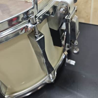 ⚡ Vintage Sonor Phonic Plus D518X 14"X8" Beech Snare Drum- White⚡ imagen 16