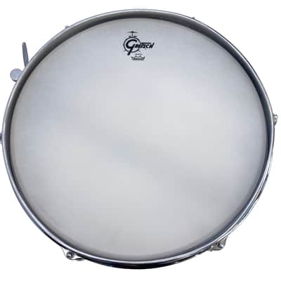 1960's Gretsch 6.5"x14" Dixieland Snare Drum in White Marine Pearl image 7