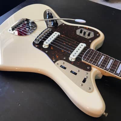 Fender Jaguar Left-Handed Lefty Vintage White image 4