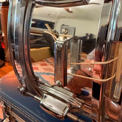 Ludwig Rocker Series Snare – 1980s – Black Badge – Chrome over Wood – Near Excellent Condition – Made in USA image 8