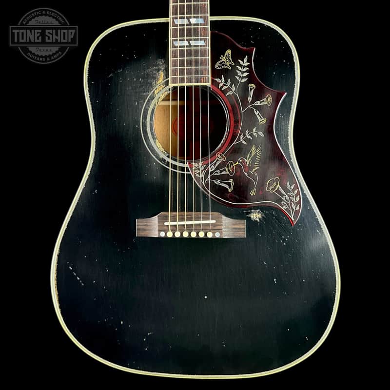 Gibson Custom Shop Dealer Select 1960 Hummingbird Ebony Murphy Lab Heavy Aged w/case 20836022 image 1