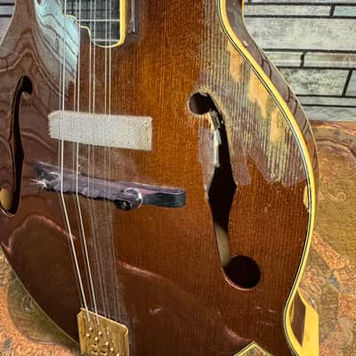 Washburn M-4SB R Sunburst Mandolin - Natural Relic image 7