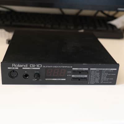 Roland GI-10 10 Guitar MIDI Interface mid 90s - Black image 4