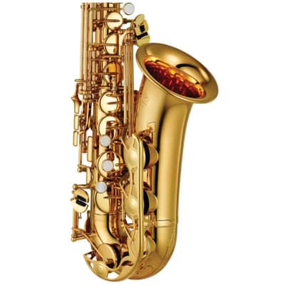 Yamaha YAS-280 Eb Alto Saxophone - Gold Lacquer - High F# & Front F Keys image 3