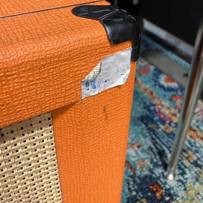Tom Petersson's Cheap Trick, Orange PPC212 2x12 Bass Cabinet. Stage Played! Signed! (TP #8) image 18