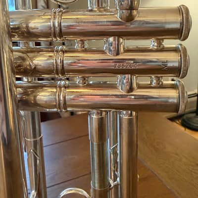 Bach LT190S1B Stradivarius Commercial Model Bb Trumpet 2010s - Silver-Plated image 6