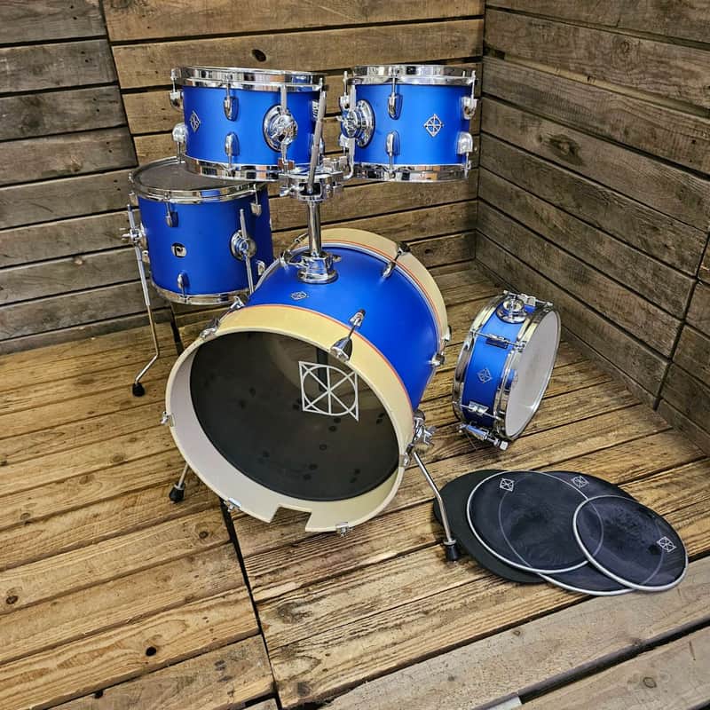 Drum Kit Dixon Jet Set Plus Street Play Blue USED! RKDIX161025 image 1