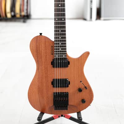 2019 Kiesel Zeus Mahogany Headless Guitar in Natural image 1