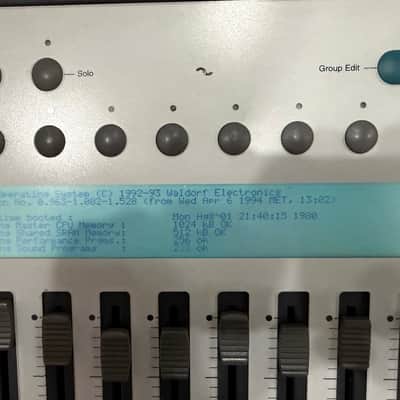Waldorf Wave 61-Key Synthesizer 1993 - Black image 7