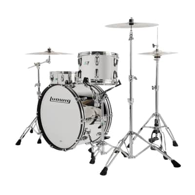 Ludwig Stainless Steel 3pc Pro Beat Drum Set image 1
