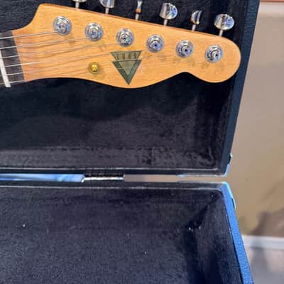 Lung semi hollow tele Custom Telecaster style 2025 - Surf green relic w/ OHSC image 4