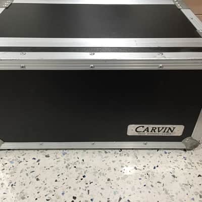 Carvin RX1200 Powered PA with cords, mics & Road Warrior case image 3