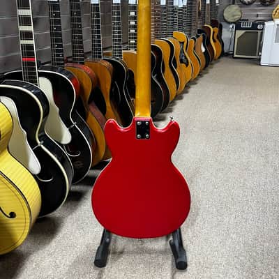 Hofner Colorama I 1960s Red Vinyl Electric Guitar image 2
