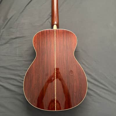 James Goodall Handcrafted in Fort Bragg, Cocobolo/Spruce body, Original Diamond Goodall Headstock image 2