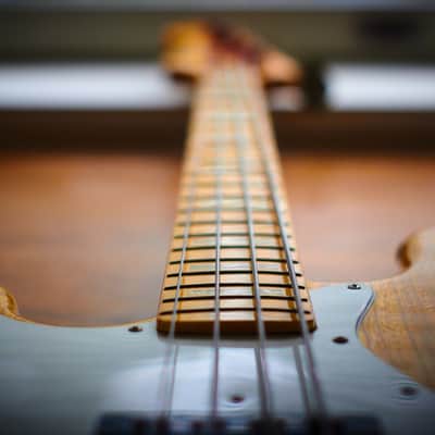 Aria Pro II JB-600N Jazz Bass 1977 Aged Natural Gloss image 7