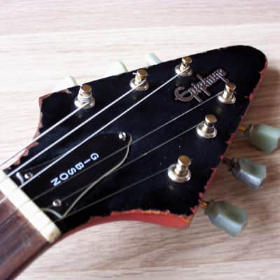 TPP Lonnie Mack "NUMBER 7" Gibson Epiphone 58 Korina Flying V Tribute - Relic image 4