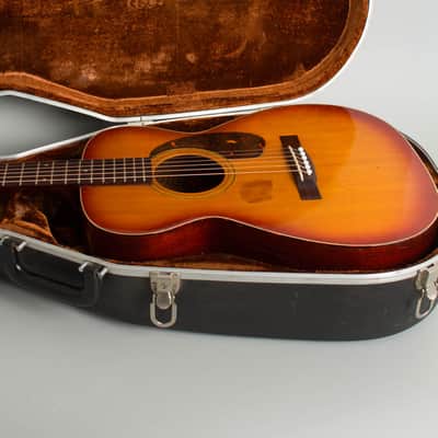 Immagine Guild  F-20 Flat Top Acoustic Guitar (1965), ser. #AG-195, molded black plastic hard shell case. - 12