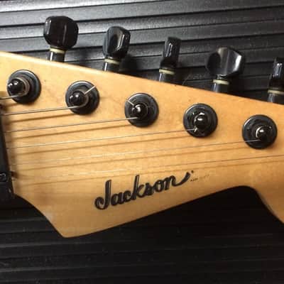 Jackson Strat type 1986 Gray Stone "Zolatone" image 4