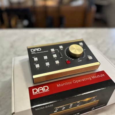 DIGITAL AUDIO DENMARK DAD-MOM MONITOR OPERATING MODULE 2024 - Gold and Black image 1