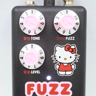Fender Hello Kitty Fuzz Black With Original Box Guitar Effect Pedal image 3