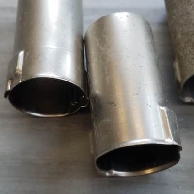 Elco Pair (2) Tube Shields 12AX7 9-pin J-Slot TS103U02 mil spec J50-01 Vintage Vacuum 1950s-1960s image 4