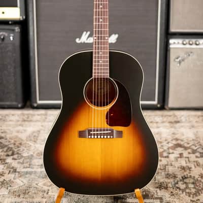 Gibson J-45 Special Acoustic/Electric Guitar - Satin Vintage Sunburst with Gig Bag image 4