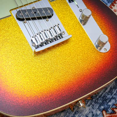 FENDER USA Custom Shop W-25 Dual Stack HS Telecaster Relic "3TSB Sparkle" (2025) image 9