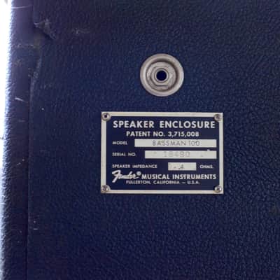 1979 Fender Bassman 100 Pyramid Cab image 10