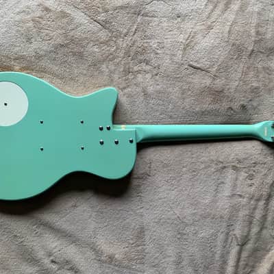 Danelectro Guitar ’56-U2 Reissue 1999 - Aqua Blue image 5