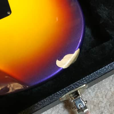 Left Handed ESP Sunburst Tiger George Lynch Signature 1990's Sunburst Tiger image 7