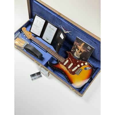 Fender CUSTOM SHOP STRATOCASTER LIMITED EDITION ROASTED 61 SUPER HEAVY RELIC 3 TONS SUNBURST 2023 - Super Heavy relic Aged 3 Tons sunburst image 15