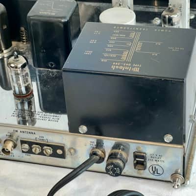 Classic McIntosh MR71 Stereo Tube Tuner Black / Silver, Very Clean Super Nice Tuner ! image 9