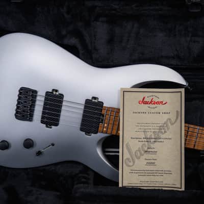 Jackson USA Series Misha Mansoor Signature Juggernaut HT6 Satin Silver 2023 w/OHSC (B-Stock) image 4