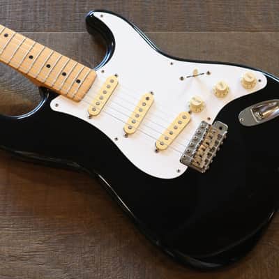 1984-1987 Fender Stratocaster Double-Cut Electric Guitar Black + OHSC image 4