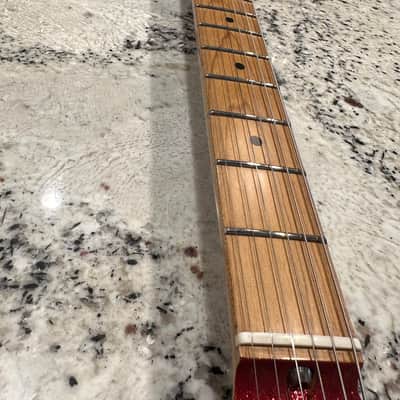 LsL Instruments T Bone 24 Fret - Brilliant Fire Sparkle - Matching Headstock image 8