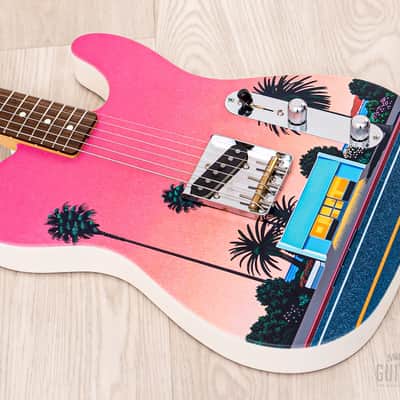 2022 Fender Japan Art Canvas Esquire Hiroshi Nagai No 2, Mint w/ Case & Hangtags, 1 of 30 image 9