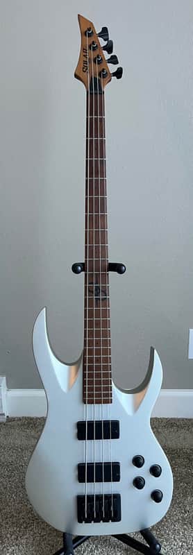 Solar Guitars AB2.4S 2023 - Silver Matte image 1