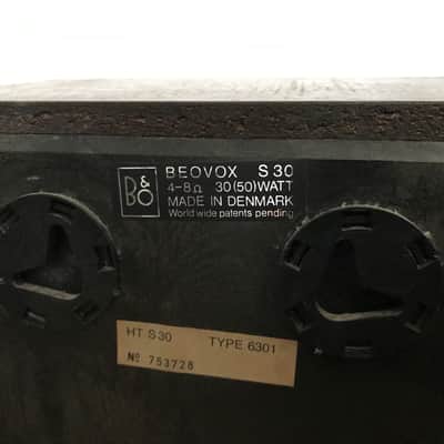 Bang & Olufsen Beovox S30 Speakers – Excellent Sound image 3