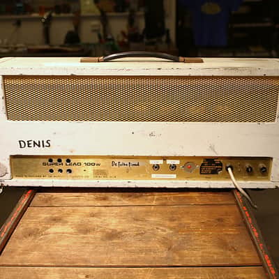 Marshall JMP 1959 Super Lead 2-Channel 100-Watt Guitar Amp Head 1967 - 1975 - Black image 4