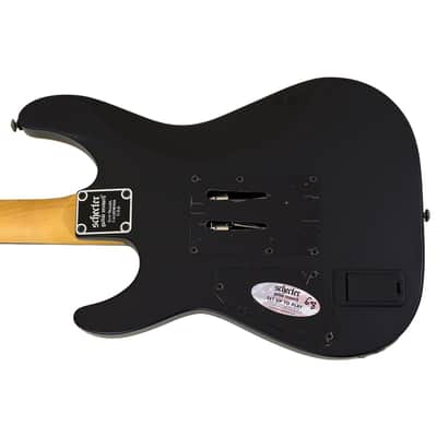 Schecter Demon-6 FR guitar in Aged Black Satin B-Stock 0310 image 6