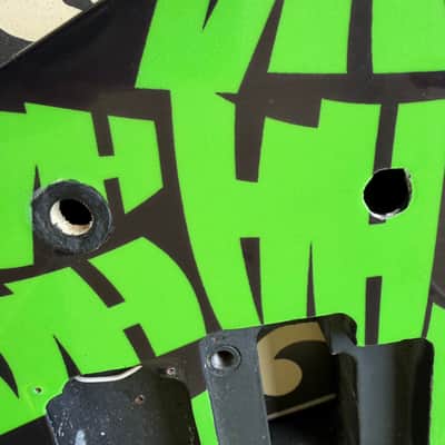 Hamer Californian Body - Black And Green Graphic image 8