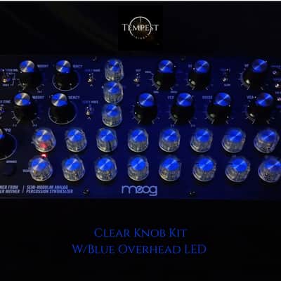 19-Piece Moog-Inspired Aftermarket DFAM Knob Kit New Production - Clear/Aluminum image 2