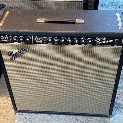 Fender Super Reverb 1966 - Black Face 117-220 volts European Transf image 1