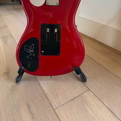 Ibanez JS20S 20th Anniversary Joe Satriani Signature HH Autographed 2008 - Red/Silver Surfer Graphic image 9