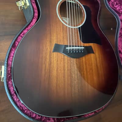 Taylor 224ce-K DLX Koa Grand Auditorium with ES2 Electronics, Cutaway 2017 - 2018 - Shaded Edgeburst image 1