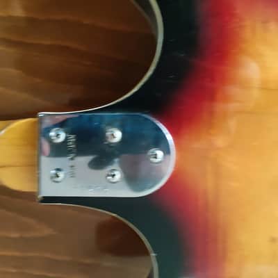 Ibanez Hollowbody 3 single coil pickups late 60's - sunburst brown image 4