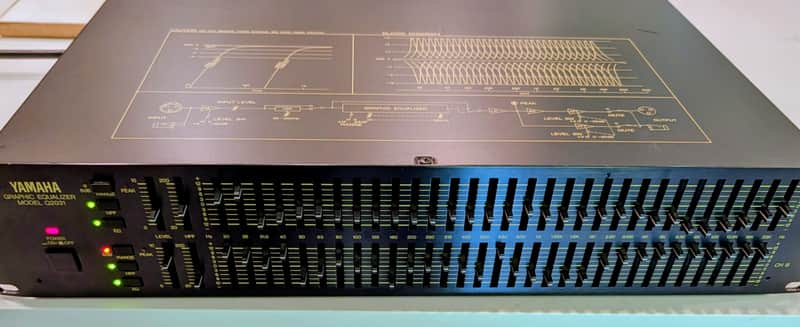 Yamaha Q2031 Dual-Channel Graphic Equalizer 2010s - Black image 1