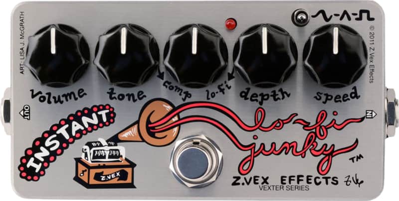ZVEX Instant Lo-Fi Junky Vexter Chorus/Vibrato Effects Pedal image 1